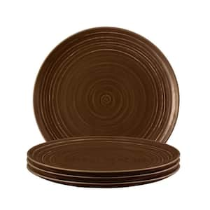 Terra Plate 8.8 in., Brown, Set of 4