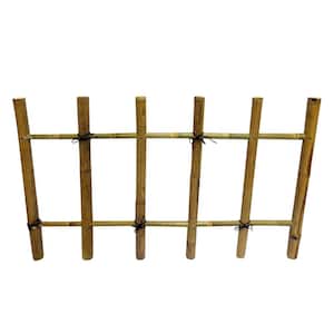36 in. H x 60 in. L Bamboo Post and Rail Fence