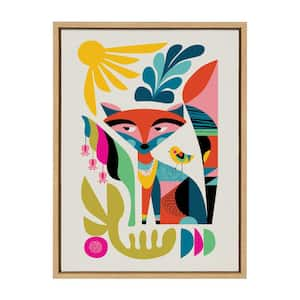 Sylvie 18 in. x 24 in. MidCentury Framed Canvas Wall Art