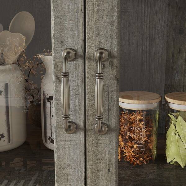 ヴィンテージ　プフ　zarabiadeco FUFU&GAGA Antique Oak Finish 78.7 in. Accent Storage Cabinet with