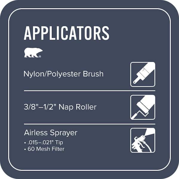 BEHR PREMIUM - 5 gal. #S530-7 Dark Navy Self-Priming 1-Part Epoxy Satin Interior/Exterior Concrete and Garage Floor Paint