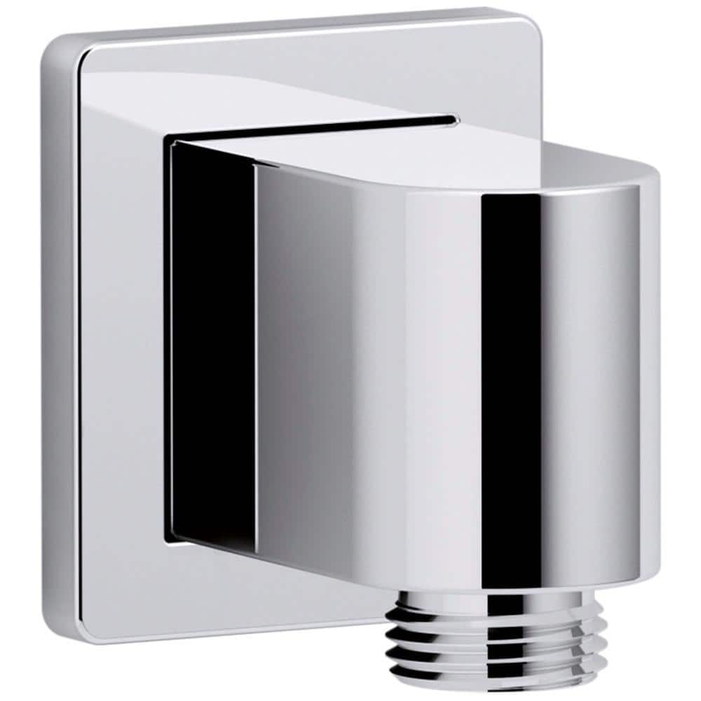 KOHLER Awaken Wall-Mount Supply Elbow in Polished Chrome