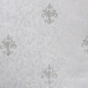 Falkirk McGowen III Grey Vintage Floral PVC Peel and Stick Self Adhesive Wallpaper (Covers 35.5 sq. ft.)