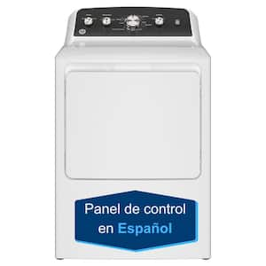 7.2 cu. ft. Capacity Gas Dryer with Spanish Language Control Panel and Up to 120 ft. Venting