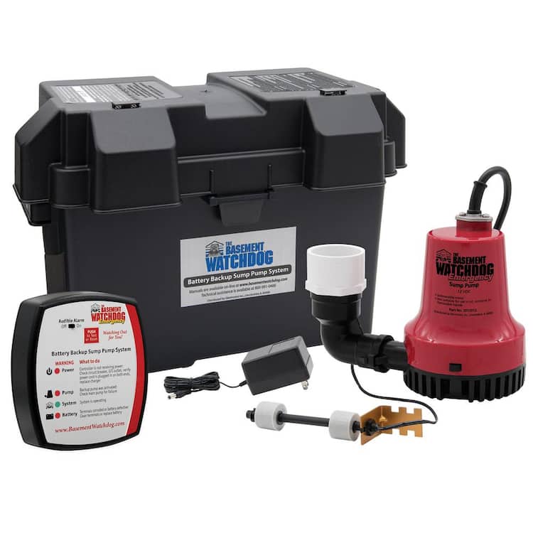  Basement Watchdog, Emergency Battery Backup Plumbing Pump System