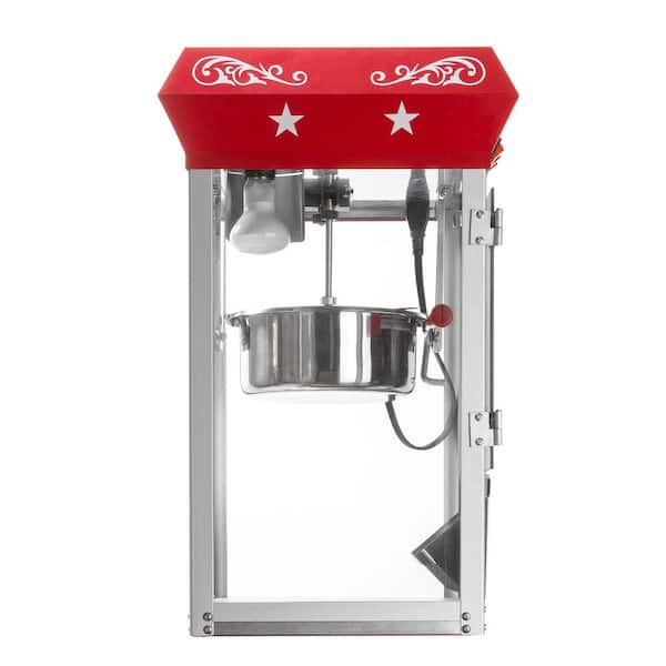 Commercial Popcorn Machine Also used in Home; Party; Movie Theater Style 4 oz. Ounce Antique 300 Watts Big Grande Size 5 Core-POP-850