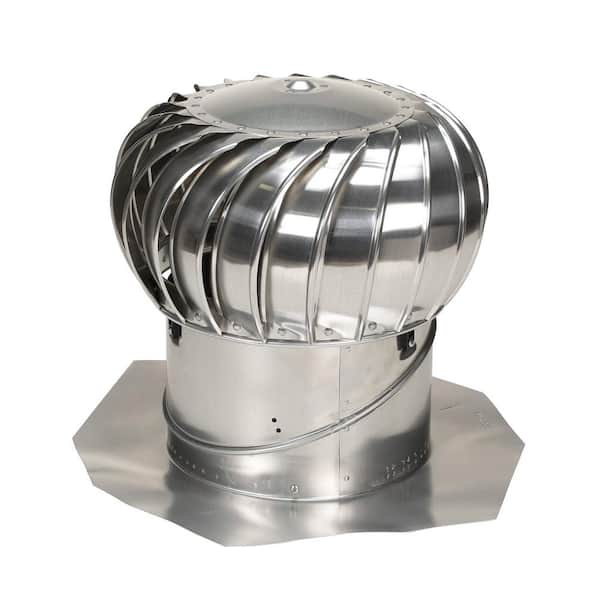 14 in. Mill Finish Aluminum Internally Braced Whirlybird Wind Turbine