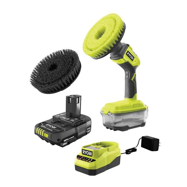 RYOBI 8 in. Hard Bristle Brush for RYOBI P4500 and P4510 Scrubber Tools  A95HB81 - The Home Depot