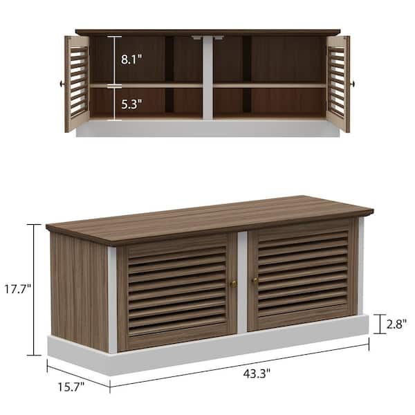 Costway 2-tier Wood Shoe Rack Freestanding Shoe Storage Organizer  Heavy-duty : Target