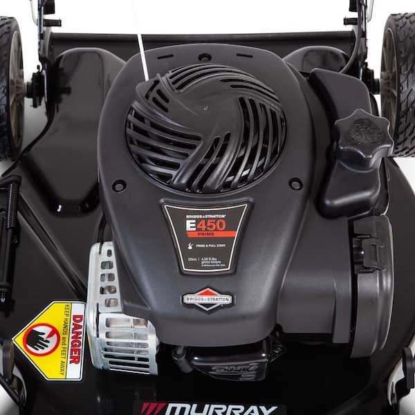Murray 20 in. 125 cc Briggs & Stratton Walk Behind Gas Push Lawn Mower with  4 Wheel Height Adjustment and Prime 'N Pull Start MNA152506 - The Home Depot