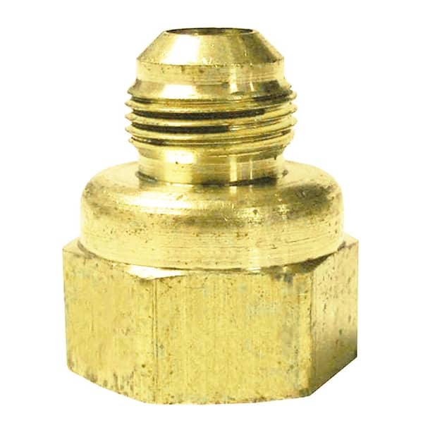 Everbilt 3/8 in. Flare x 1/2 in. FIP Brass Adapter Fitting