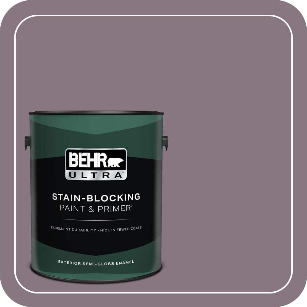 1 gal. #ECC-18-3 Blooming Wisteria Semi-Gloss Enamel Exterior Paint & Primer price history on PriceWatchPro