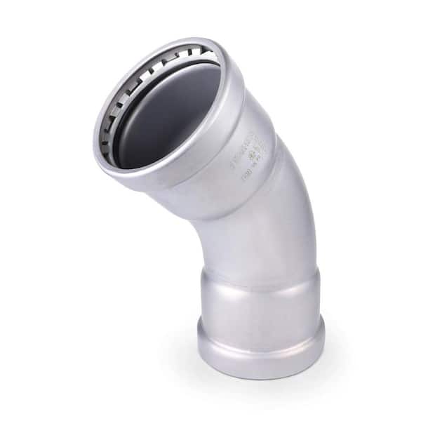 4 in. Carbon Steel Press 45° Elbow XL FKM Mechanical