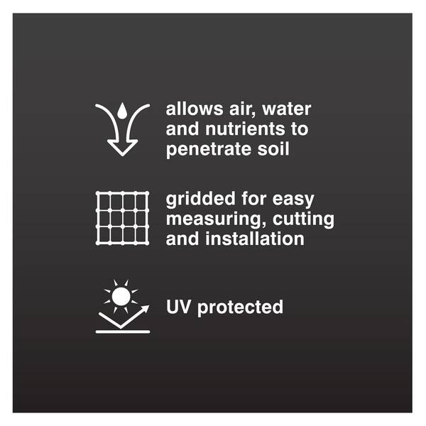 Vigoro - 6 ft. x 100 ft. Heavy Duty 3 oz. Woven Weed Barrier