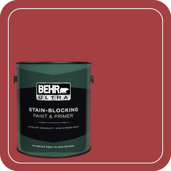 BEHR ULTRA 1 gal. #P140-7 No More Drama Semi-Gloss Enamel Exterior Paint & Primer