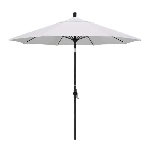 California Umbrella 9 ft. Fiberglass Collar Tilt Patio Umbrella in Natural Pacifica