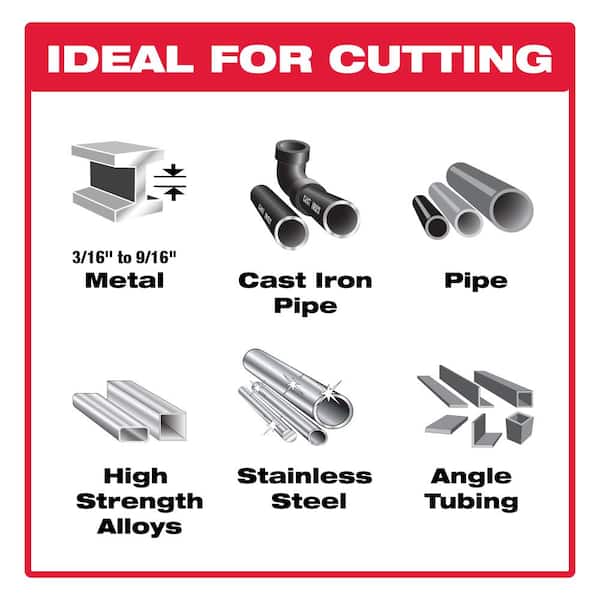 6 in. 8 TPI Steel Demon AMPED Carbide Reciprocating Saw Blade for Thick Metal Cutting (5-Pack)