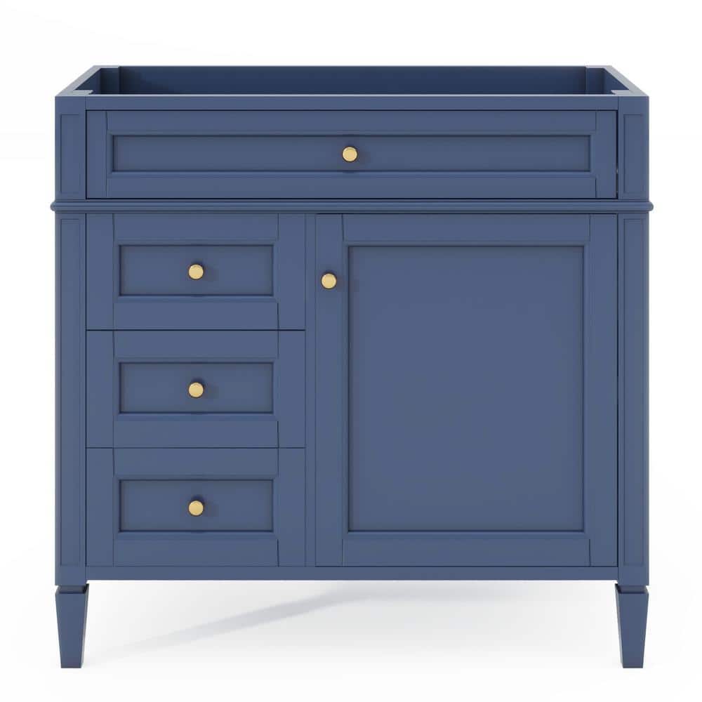 35.00 in. W x 17.87 in. D x 33.00 in. H Bath Vanity Cabinet without Top in 