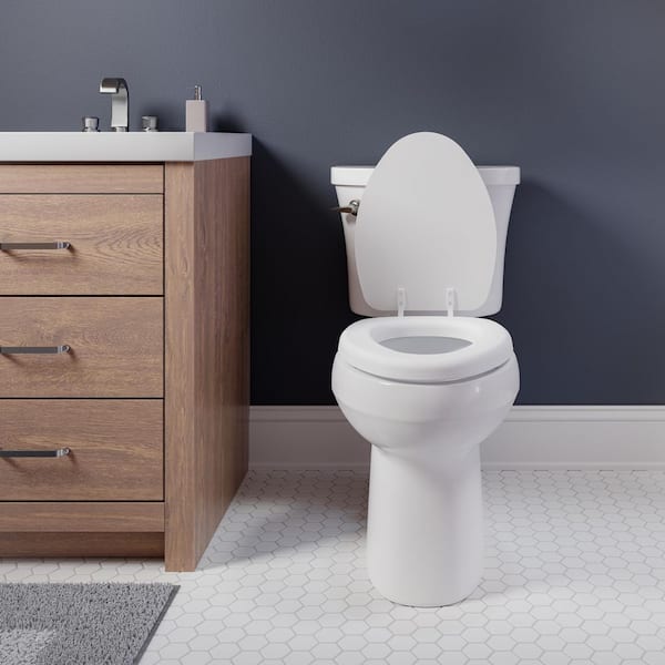 Bemis Slow Close STA-TITE Elongated Closed Front Toilet Seat In Warm White - View #5