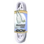 20 ft. 16/2 SPT-2 Multi-Outlet (3) Indoor Light-Duty Extension Cord with Safety Covered Cube Power Tap