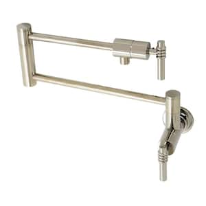 Milano Wall Mount Pot Filler in Polished Nickel