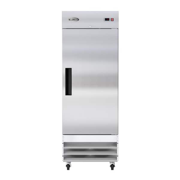 29 in. 15.5 cu. ft. 1-Door Reach-In Freezerless Refrigerator in Stainless Steel