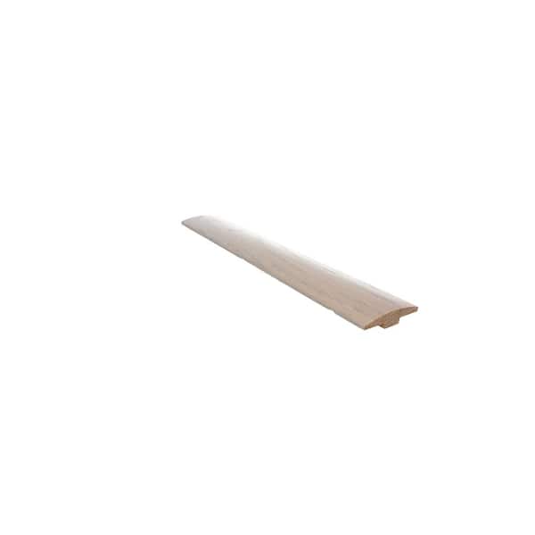 T-Mold White Oak Kezzy. 75 in. T x 2 in. W x 78 in. L. Low Gloss Solid Hardwood Trim