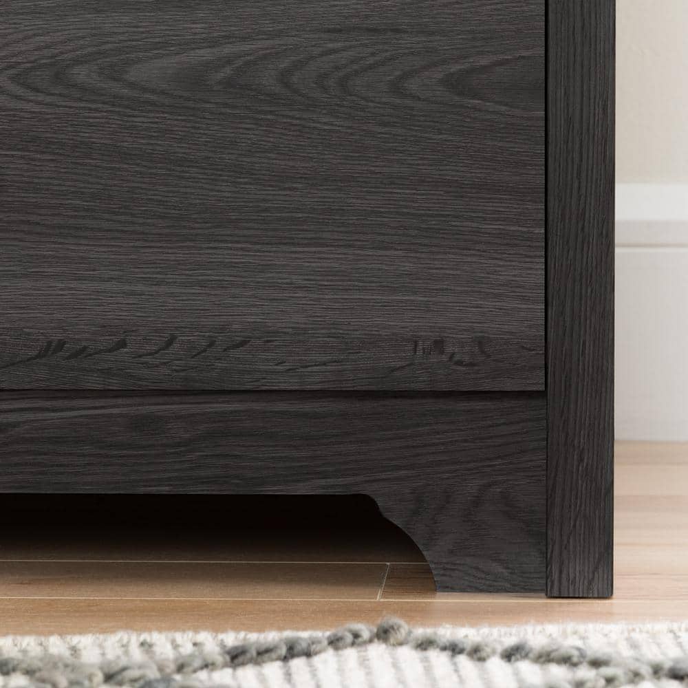 Gray Oak Double Dresser with Soft Close Drawers