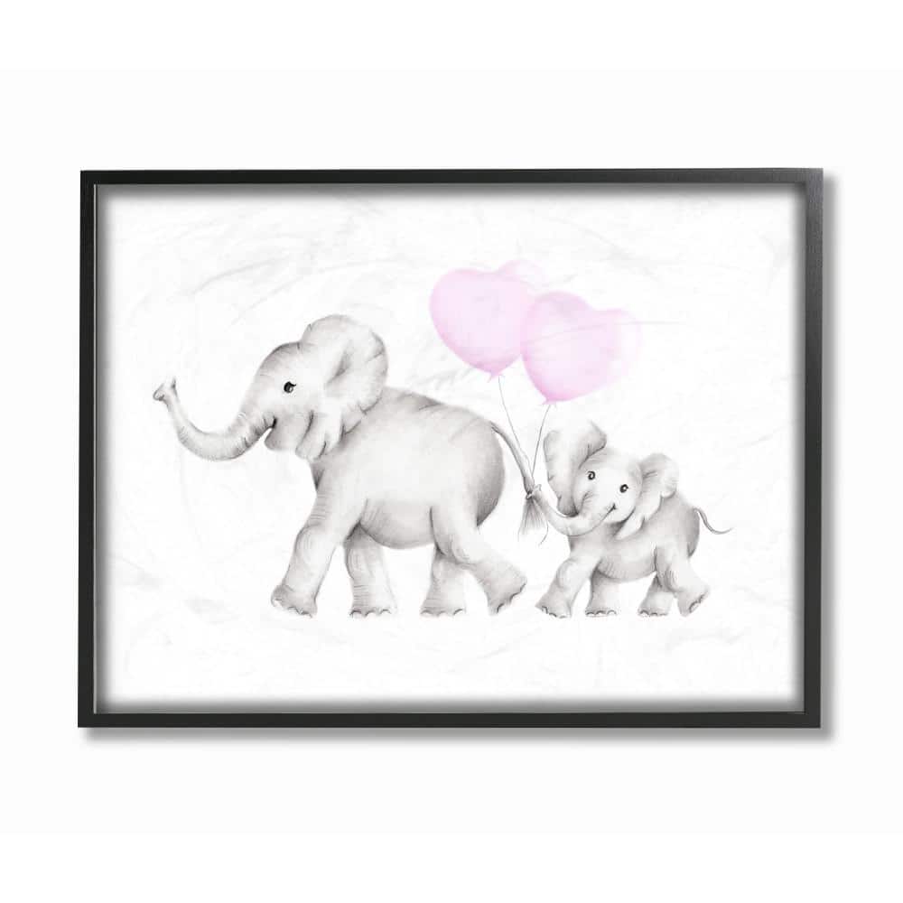 O Baby Elephant Seeking Comfort Art Print Home Decor Wall Art Poster