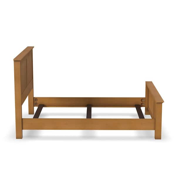 Oak Park Oak Queen Panel Bed