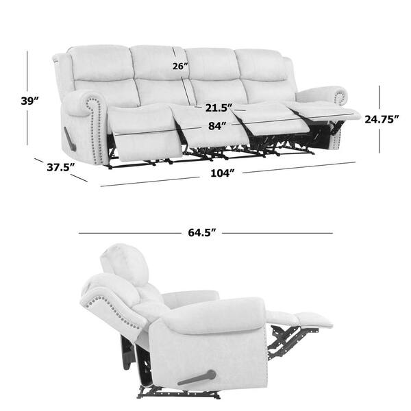 Prolounger Distressed Saddle Brown Faux Leather 4 Seat Rolled Arm Wall Hugger Recliner Sofa Rcl60 Nks89 4s Prolounger Distressed Saddle Brown Faux, Saddle Brown Leather Recliner Sofa