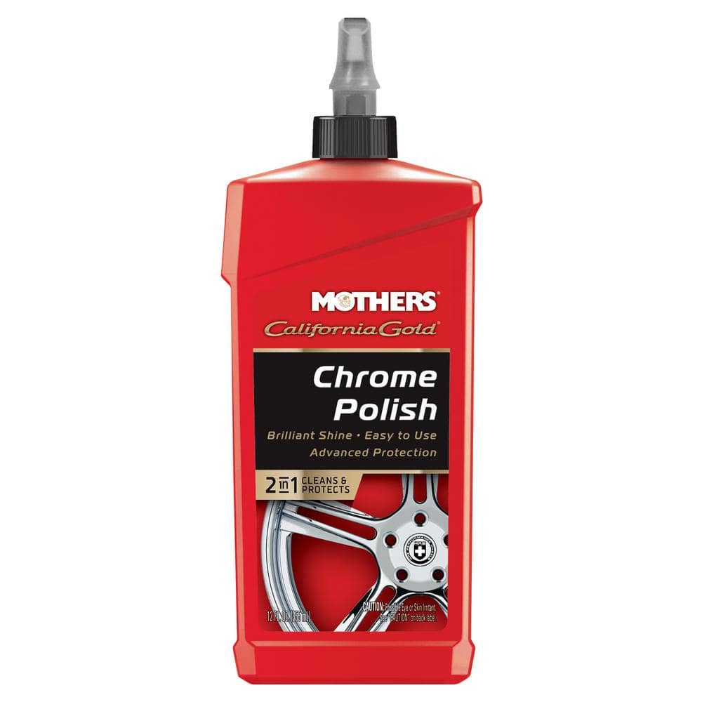 MOTHERS 12 oz. California Gold All-Chrome Polish and Cleaner Spray 05222 -  The Home Depot