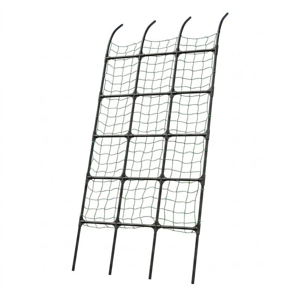 8.8 ft Height PE-Coated Galvanized Steel Lean-to Arbor Style Trellis Arbor, Rust-Proof for Climbing Plants price history on PriceWatchPro