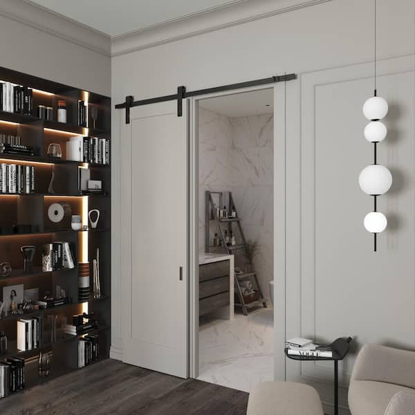 18 in. x 96 in. Single Panel Solid Core Composite Primed Smooth Texture Interior Door Slab