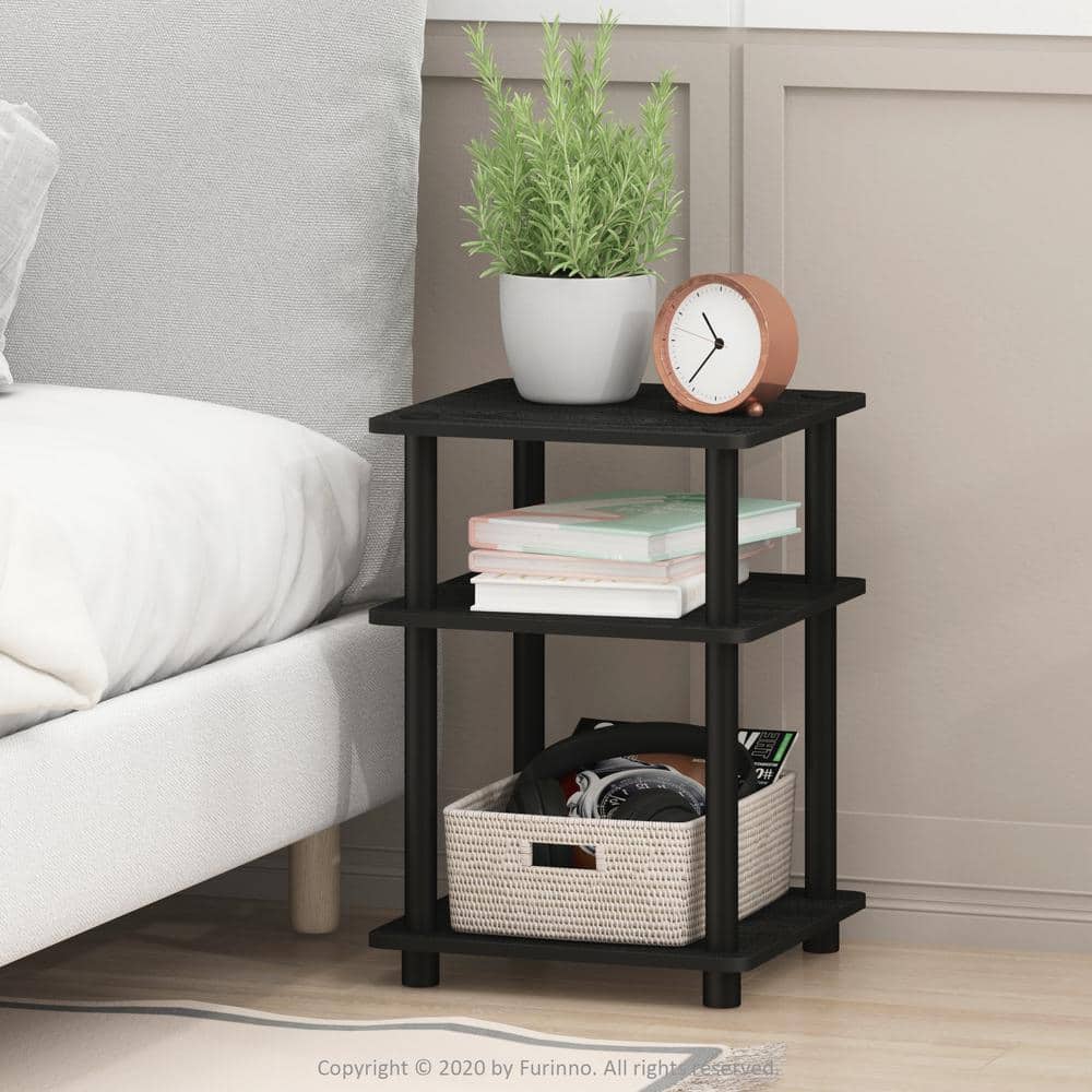 Blackwood Furinno 15095BW/BK Turn-N-Tube Multipurpose Shelf 