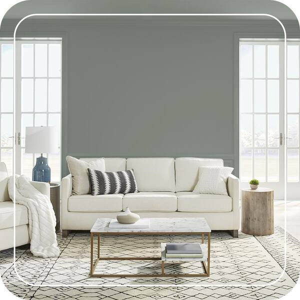 BEHR PREMIUM PLUS 1 qt. #N410-5 Village Green Flat EcoMix Plant