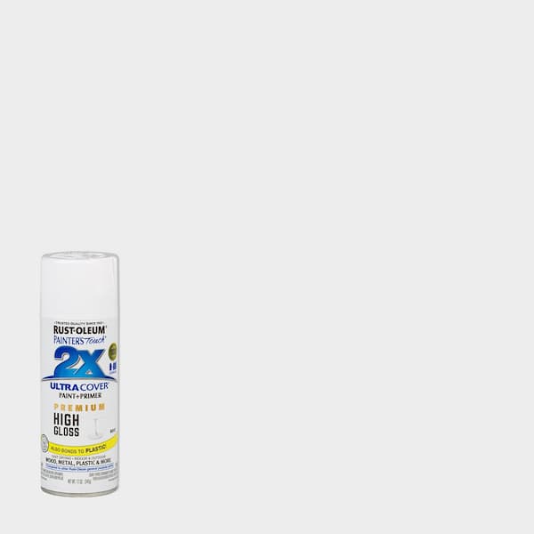 Rust-Oleum Painter's Touch 2X 12 oz. High Gloss White Ultra Cover General Purpose Spray Paint (Case of 6)