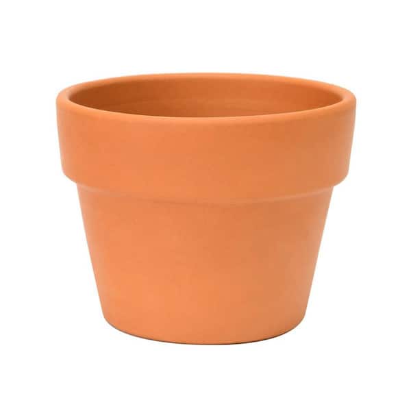 Indoor Terra Cotta Ceramic Azalea Planter (6in. L x 5.94 in. W x 4.69 in. H)