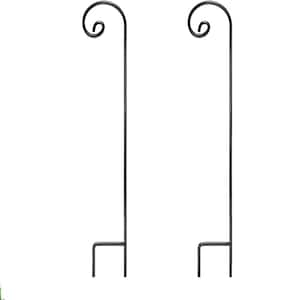 92 in. Steel Shepherd Hook Curled (2-Pack)