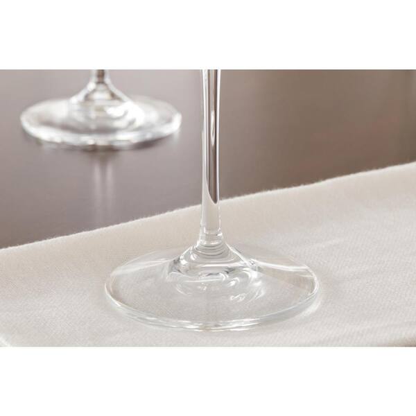Champagne Glasses 6 Ounce Champagne Flute Set of 12 Lead-free Drinkware Clear 