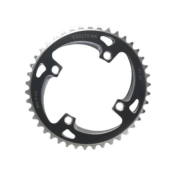 Vuelta SE Flat 104 mm/BCD 44T Chainring in Black