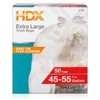 50 Gal. Clear Extra Large Trash Bags (50 Count)