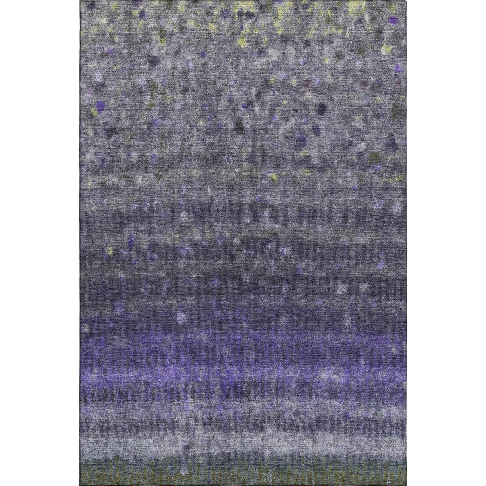 Mayfield Premium Machine Washable Abstract AMF2316 Purple 10 ft. x 14 ft. Area Rug price history on PriceWatchPro