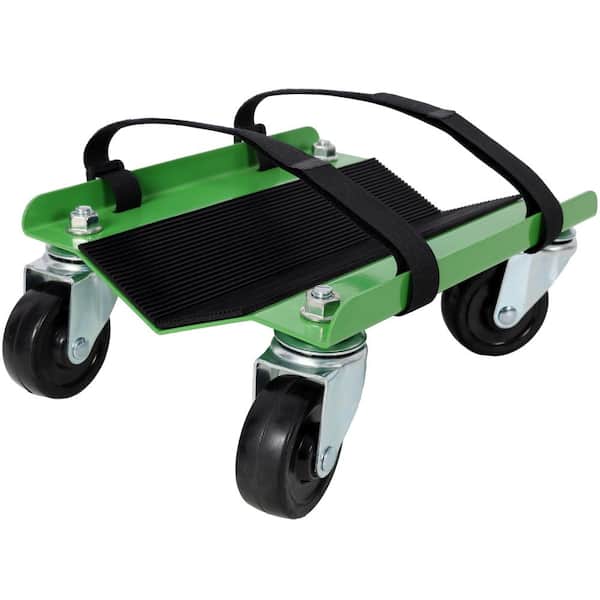 Amucolo 1500 lbs. Capacity Green Heavy Duty Snowmobile Dolly