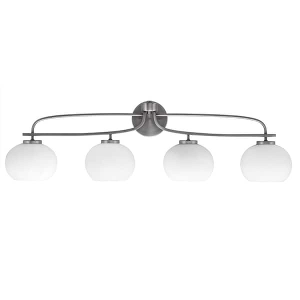 Unbranded Olympia 39 in. 4-Light Graphite Vanity Light