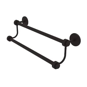 Satellite Orbit Two 18 in. Wall Mounted Double Towel Bar in Oil Rubbed Bronze