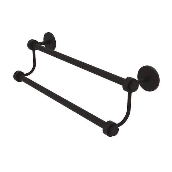 Allied Brass Satellite Orbit Two 18 in. Wall Mounted Double Towel Bar in Oil Rubbed Bronze