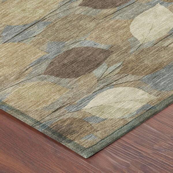 Chantille Machine Washable Indoor/Outdoor Abstract ACN2444 Beige 5 ft. x 7 ft. 6 in. Area Rug