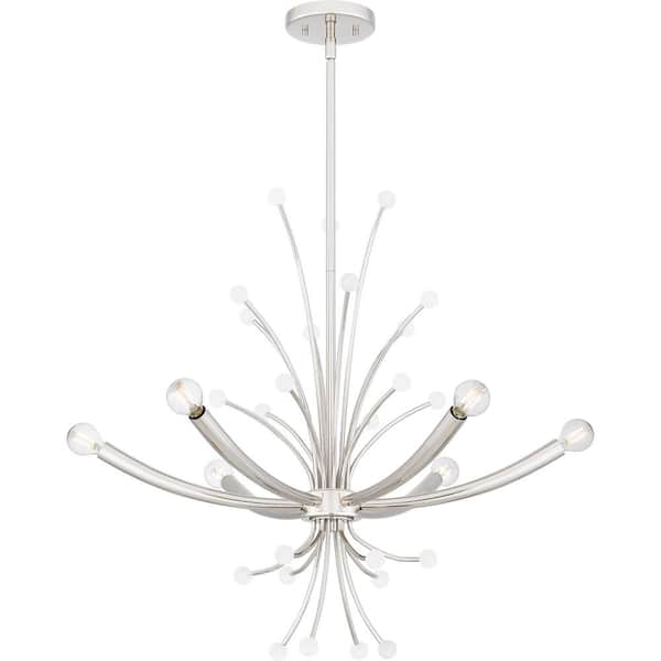 Quoizel Kiera 6 Light Polished Nickel Chandelier