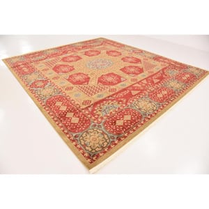Palace Monroe Red 10' 0 x 11' 4 Square Rug